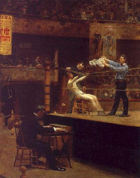 Thomas Eakins Between Rounds Germany oil painting art